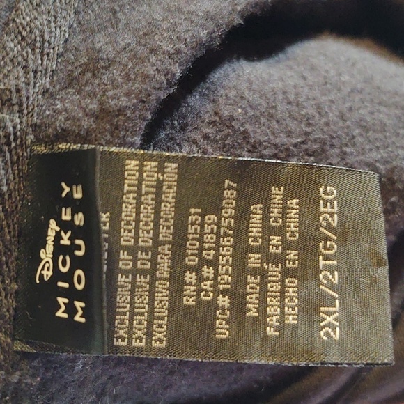 Disney Mickey Mouse Sweatshirt / Hoodie Sz 2XL - Picture 8 of 8